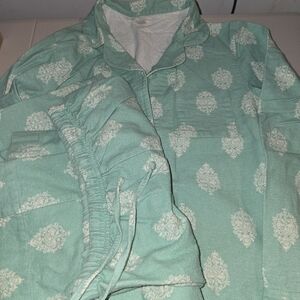 Garnet Hill Organic Cotton Pajama Set XS